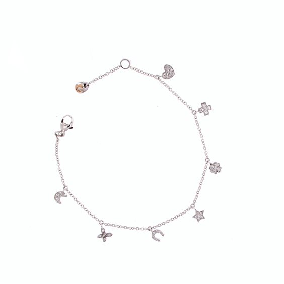 Bracelet Crivelli Femme in Or Diamante 0.26 Ct 234-3796 - 234-3796
